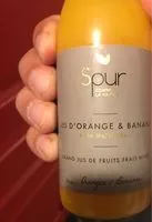 Mängden socker i Jus d'Orange et Banane