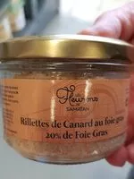 Mängden socker i Rillettes de canard au foie gras
