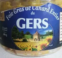 Mängden socker i Foie gras de canard entier du gers