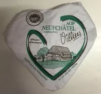 Mängden socker i Neufchâtel Villiers Heart 24%