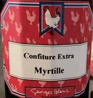 Mängden socker i Confiture extra Myrtille