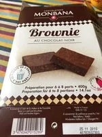 Mängden socker i Brownie au chocolat noir