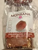 Mängden socker i Chocolat au lait et noisette