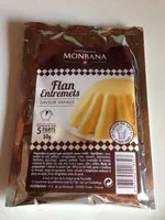 Mängden socker i Flan entremets saveur vanille