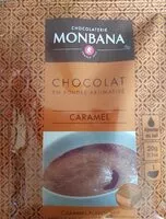 Mängden socker i Chocolate en poudre aromatisé Caramel Monbana