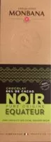 Mängden socker i Chocolat noir Origine Equateur 66% cacao noir