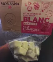Mängden socker i Praline coeur framboise