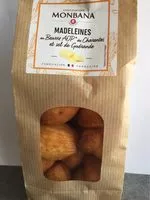Mängden socker i Madeleines au beurre AOP des charentes