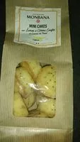 Mängden socker i Mini cakes aux écorces de citrons confits et graines de pavot