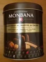 Mängden socker i Assortiment de truffes au cacao