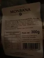 Mängden socker i Mini cookies chocolat et pépites