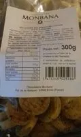 Mängden socker i Cookies pépites chocolat et framboise
