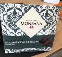 Mängden socker i Praliné fève de cacao