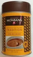 Mängden socker i Chocolat en poudre Tradition 32% de cacao
