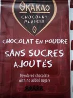 Mängden socker i Okakao chocolat plaisir en poudre