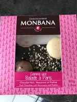 Mängden socker i Tablette Région Parisienne Noir Macarons 80 g