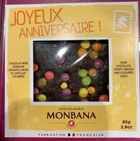 Mängden socker i Chocolat noir cereales croustillantes et lentilles colores