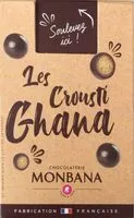 Mängden socker i Les crousti ghana
