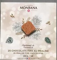 Mängden socker i 25 chocolats fins au praliné