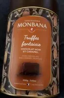 Mängden socker i Truffes fantaisie noir caramel