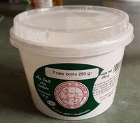 Mängden socker i Fromage de chèvre frais