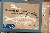 Mängden socker i Filets de sardines