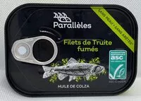 Mängden socker i Filets fumés de truite fumés huile de colza