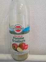 Mängden socker i Pur jus de pomme Braeburn