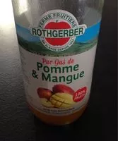 Mängden socker i Jus de pomme et mangue