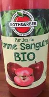 Mängden socker i Pur jus de pomme Sanguine bio