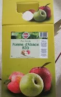 Mängden socker i Pur jus de pomme d'Alsace BIO