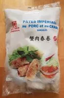 Mängden socker i Pâte à impériaux au Porc et au Crabe