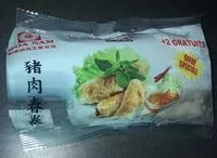 Mängden socker i Pâtés impériaux au porc