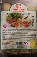 Mängden socker i 8 Pâtés Impériaux au Poulet