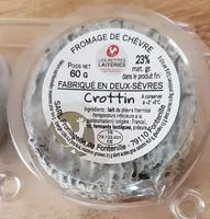 Mängden socker i Crottin de chevre