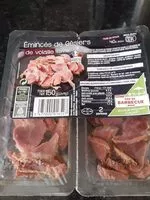 Mängden socker i Émincés de gésiers de volaille