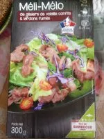 Mängden socker i MELI-MELO gésiers volaille lardon fumé