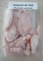 Mängden socker i Émincé de filet de poulet cuit fumé