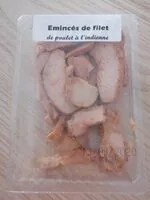 Mängden socker i Émincé de filet de poulet à l'indienne