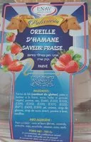 Mängden socker i Oreilles d'Hamane saveur fraises