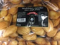 Mängden socker i Madeleines coquille aux oeufs frais