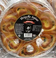 Mängden socker i Brioche suisse aux pépites de chocolat