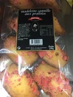 Mängden socker i Madeleines coquille aux pralinés