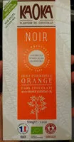 Mängden socker i Chocolat noir huile essentielle orange