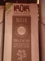 Mängden socker i Chocolat noir 70%