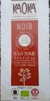 Mängden socker i Chocolat noir 75% Bio