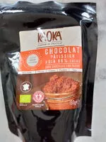 Mängden socker i Chocolat pâtissier noir 66% cacao