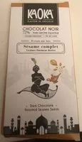 Mängden socker i Chocolat noir 72%