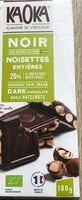 Mängden socker i Tablette gourmande Chocolat Noir Noisettes entières