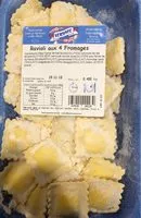 Mängden socker i Ravioli aux 4 fromages